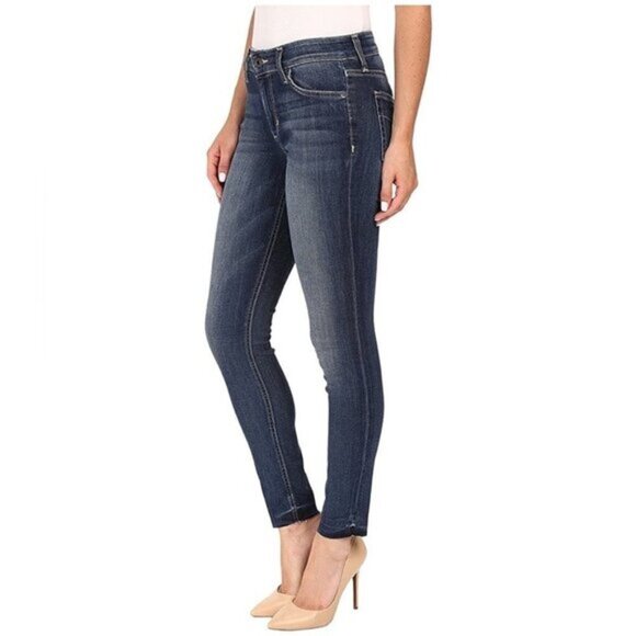Revolve Joe's Jeans Skinny Jeans Icon Ankle Sonoe Denim dark wash raw hem - Picture 1 of 16